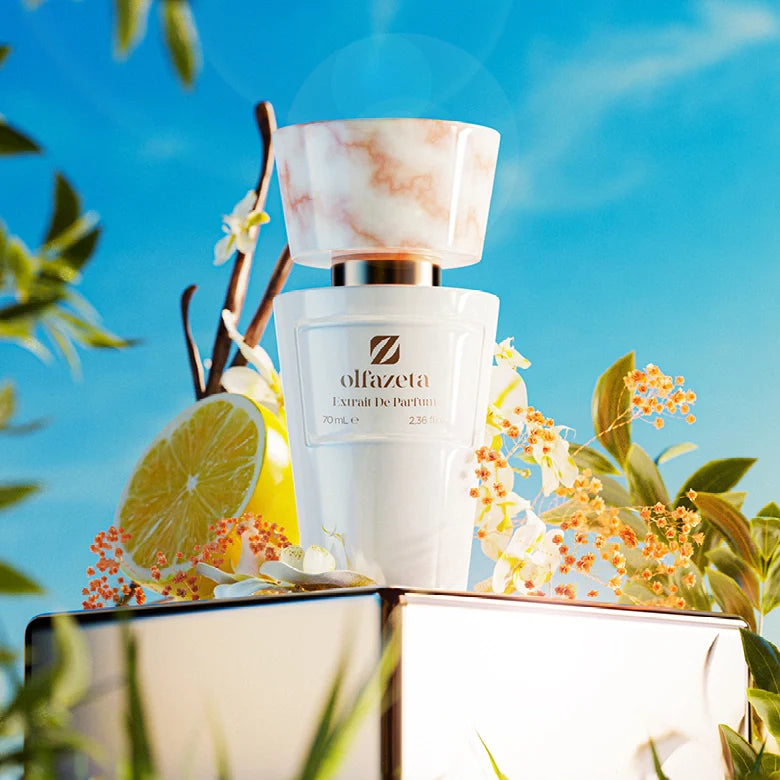 Olfazeta Millésime extrait de parfum flacon blanc